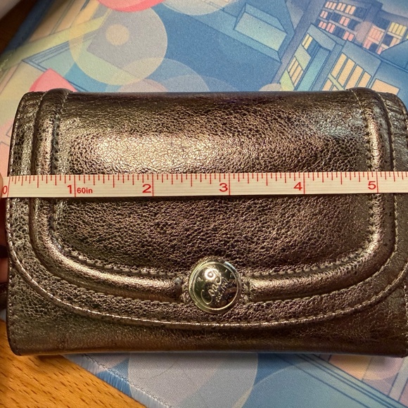 Coach 1941 Metallic Wallet Preppy Classic Retro Y2K - Picture 6 of 8
